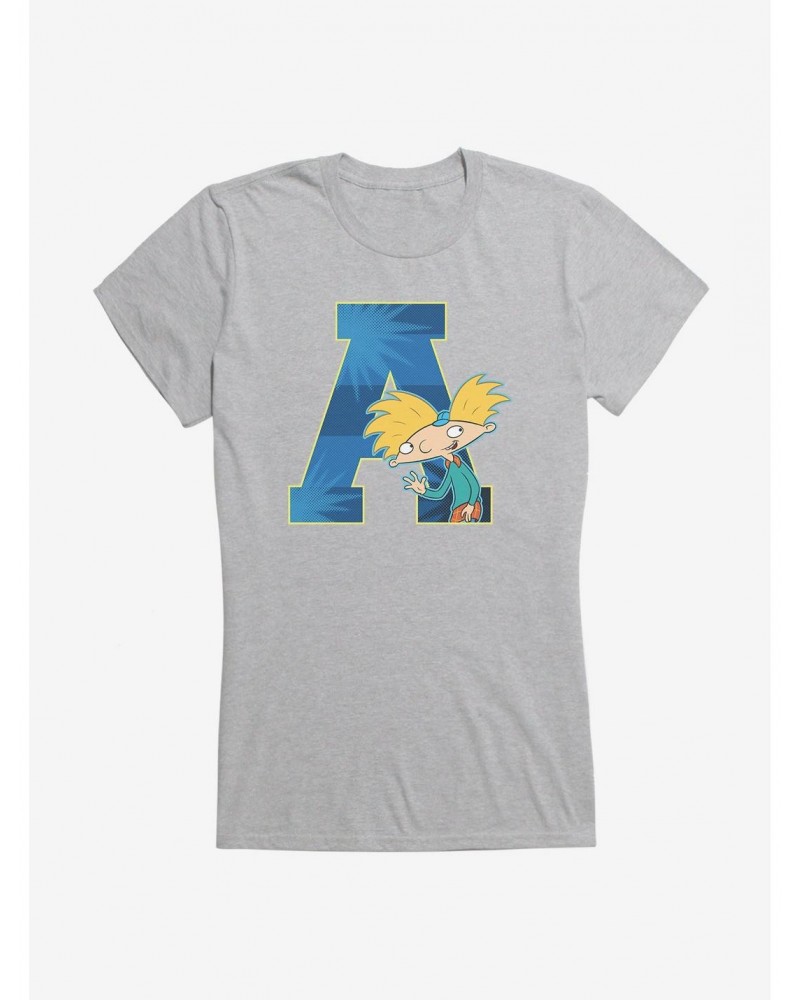 Hey Arnold! A For Arnold Girls T-Shirt $8.57 T-Shirts