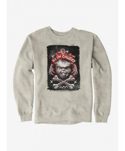 Chucky Hi I'm Chucky Sweatshirt $15.50 Sweatshirts