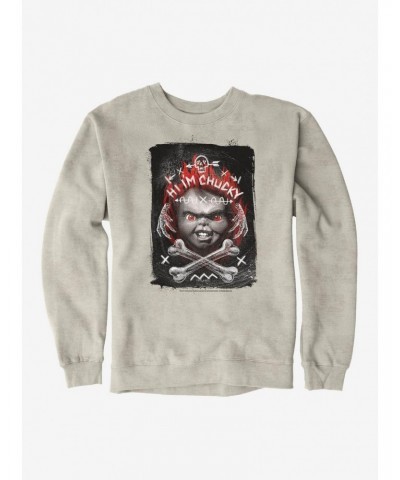 Chucky Hi I'm Chucky Sweatshirt $15.50 Sweatshirts