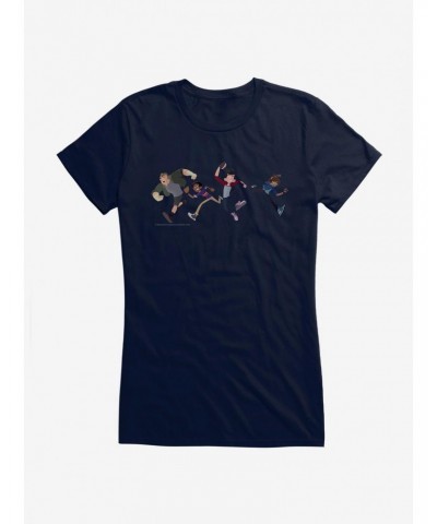 The Last Kids On Earth Group In Action Girls T-Shirt $8.17 T-Shirts