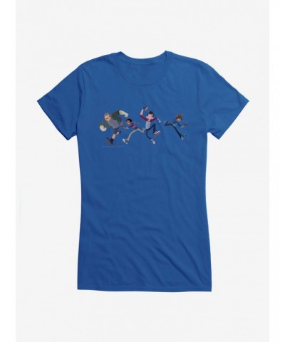 The Last Kids On Earth Group In Action Girls T-Shirt $8.17 T-Shirts