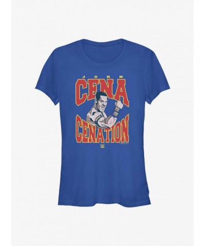 WWE John Cena Cenation Girls T-Shirt $9.36 T-Shirts