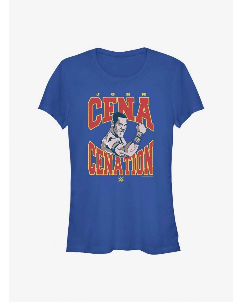 WWE John Cena Cenation Girls T-Shirt $9.36 T-Shirts