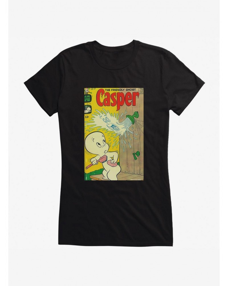 Casper The Friendly Ghost Shower Comic Cover Girls T-Shirt $7.97 T-Shirts