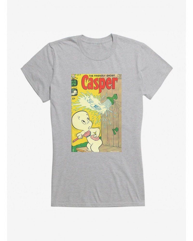 Casper The Friendly Ghost Shower Comic Cover Girls T-Shirt $7.97 T-Shirts