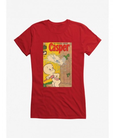 Casper The Friendly Ghost Shower Comic Cover Girls T-Shirt $7.97 T-Shirts