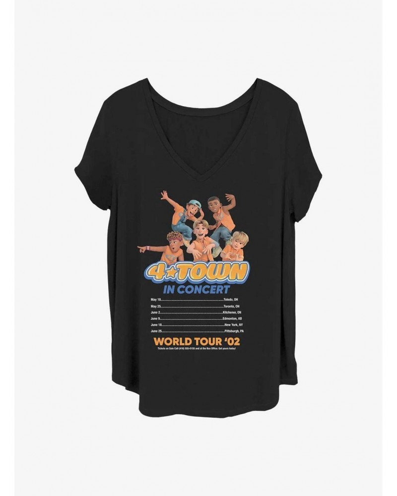 Disney Pixar Turning Red Concert Listing Girls T-Shirt Plus Size $10.64 T-Shirts