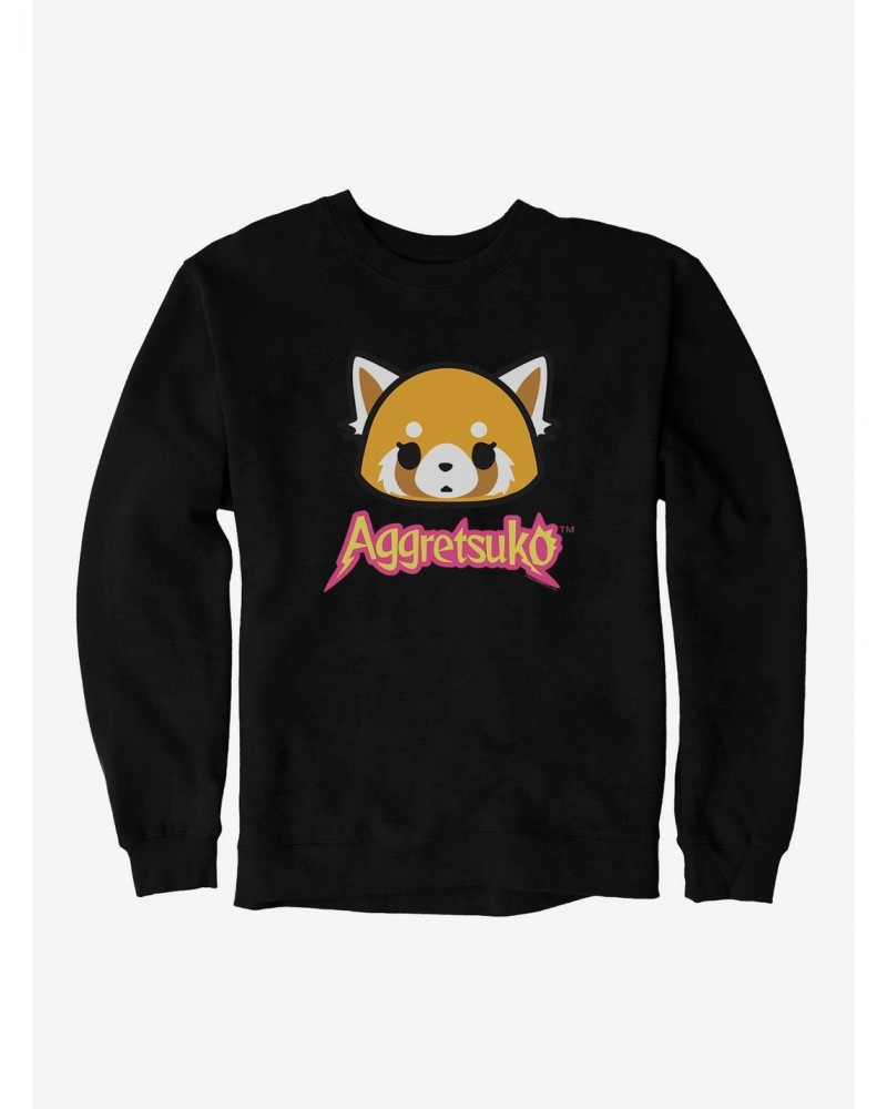 Aggretsuko Face Icon Sweatshirt $12.10 Sweatshirts