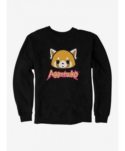 Aggretsuko Face Icon Sweatshirt $12.10 Sweatshirts