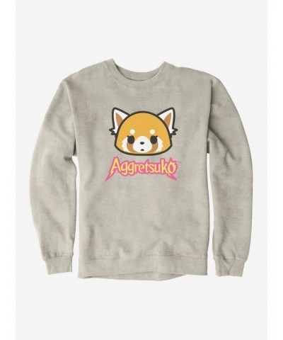 Aggretsuko Face Icon Sweatshirt $12.10 Sweatshirts