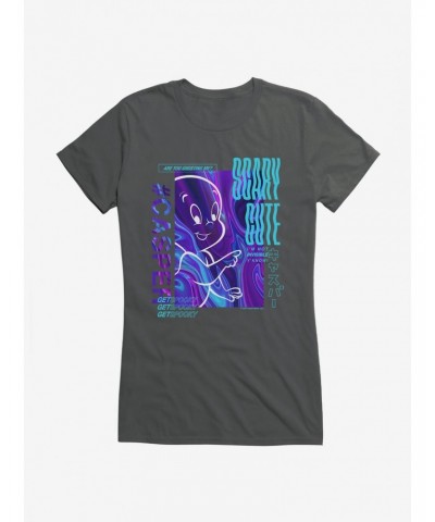 Casper The Friendly Ghost Virtual Raver Scary Cute Girls T-Shirt $11.70 T-Shirts