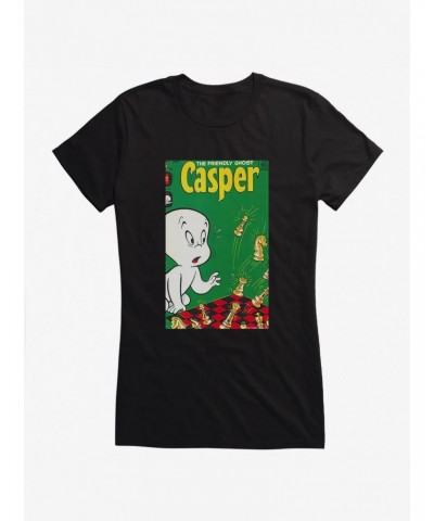 Casper The Friendly Ghost Chess Comic Cover Girls T-Shirt $8.96 T-Shirts