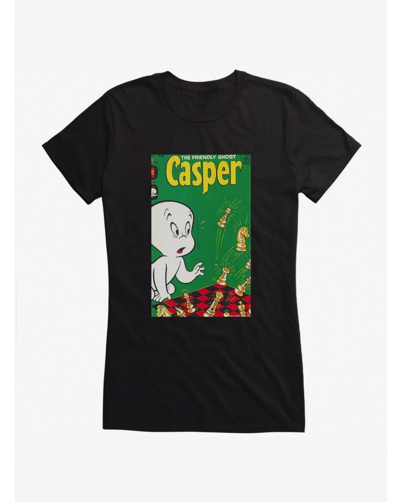 Casper The Friendly Ghost Chess Comic Cover Girls T-Shirt $8.96 T-Shirts