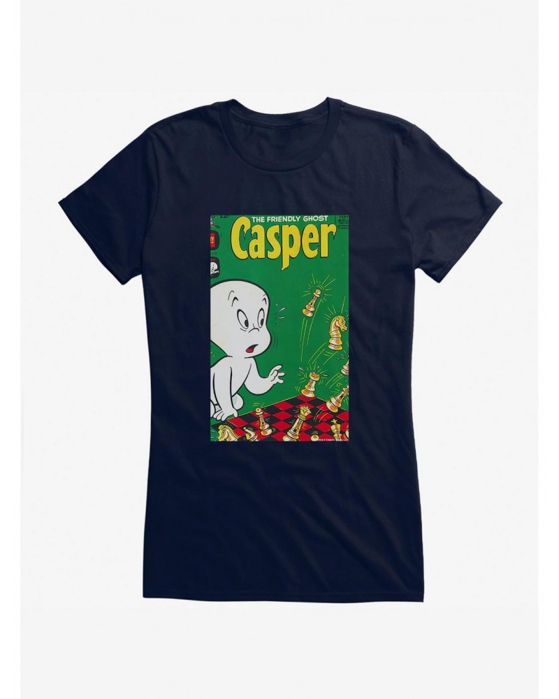 Casper The Friendly Ghost Chess Comic Cover Girls T-Shirt $8.96 T-Shirts