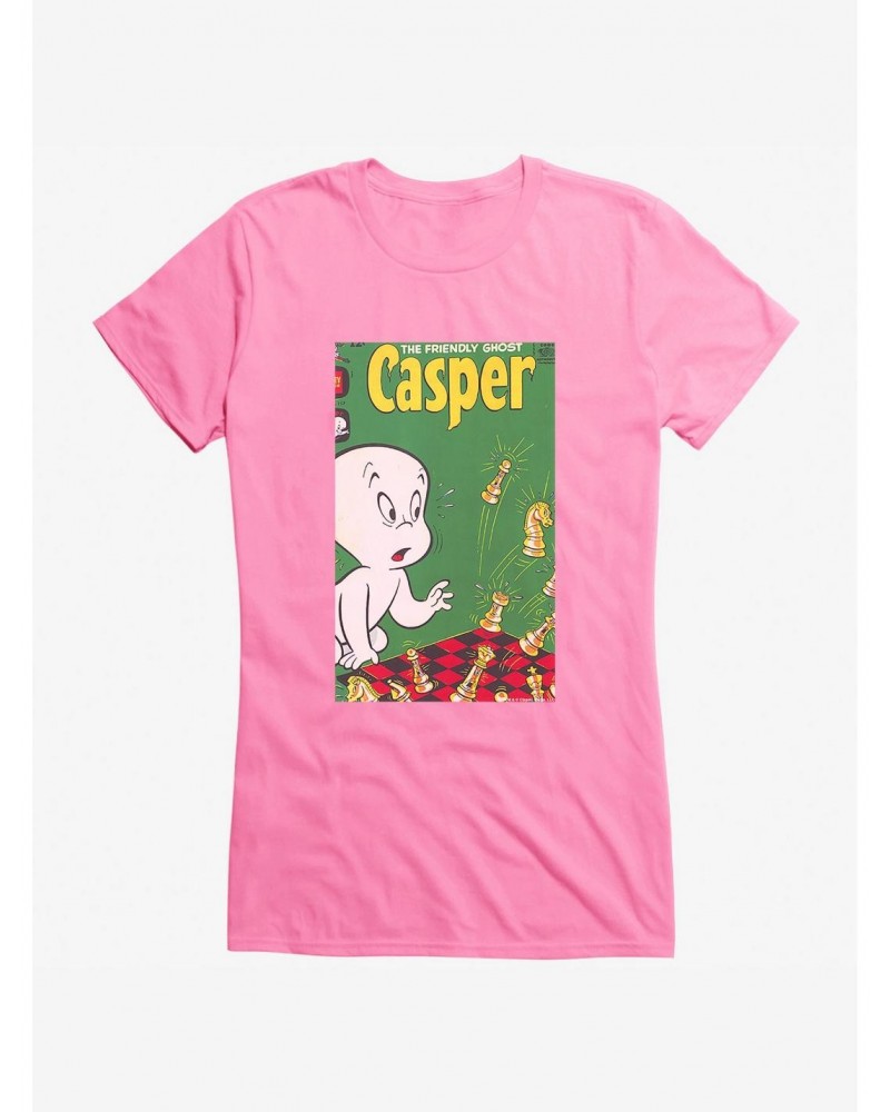 Casper The Friendly Ghost Chess Comic Cover Girls T-Shirt $8.96 T-Shirts