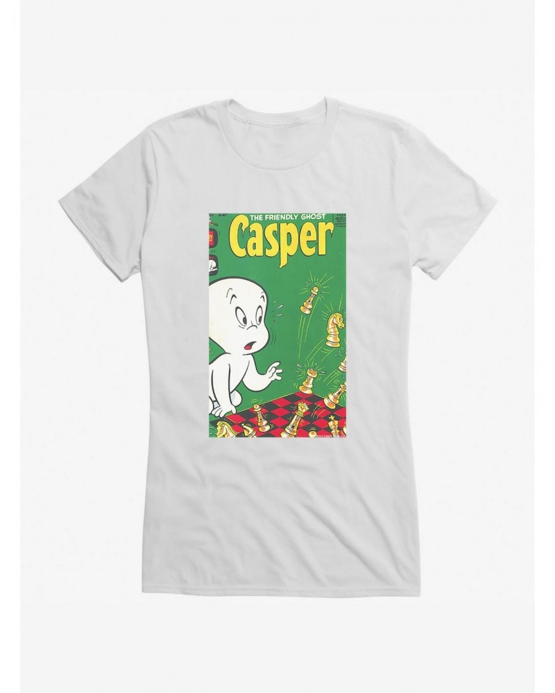 Casper The Friendly Ghost Chess Comic Cover Girls T-Shirt $8.96 T-Shirts