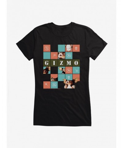 Gremlins Gizmo Boxed Collage Girls T-Shirt $9.36 T-Shirts