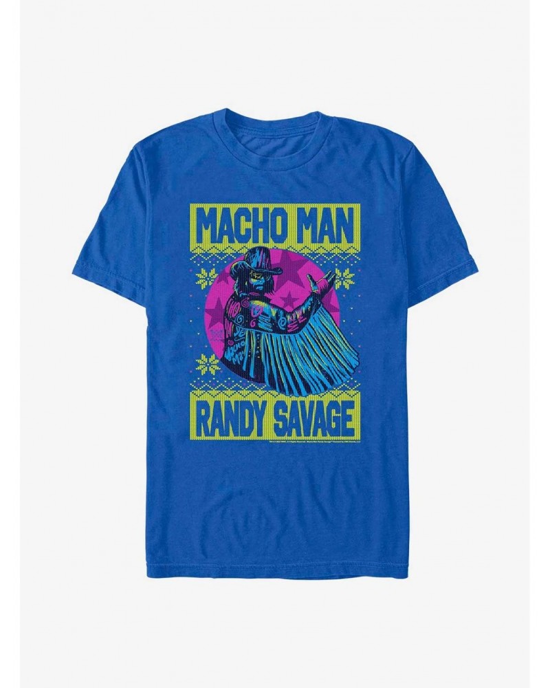 WWE Macho Man Randy Savage Ugly Christmas T-Shirt $8.80 T-Shirts