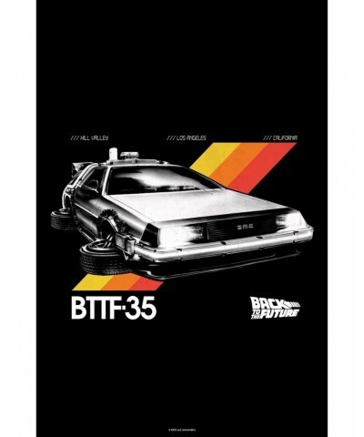 Back To The Future Delorean Flying Poster $7.19 Posters