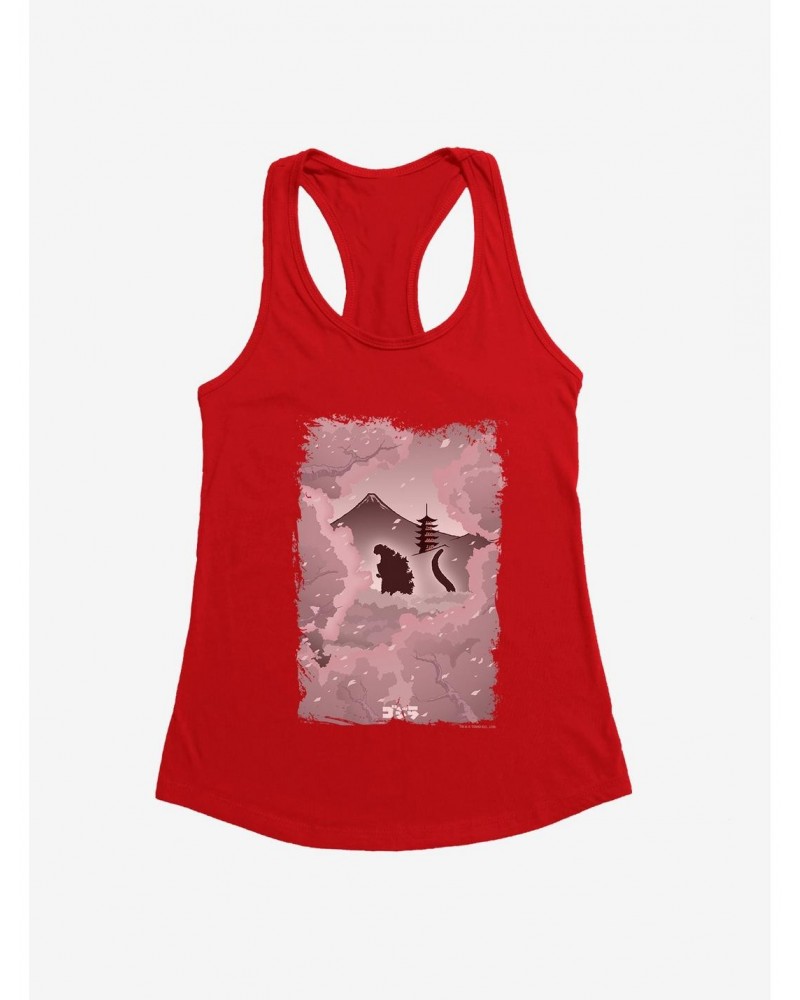 Godzilla Snowy Night Girls Tank $8.17 Tanks