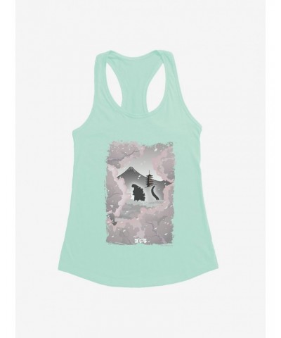 Godzilla Snowy Night Girls Tank $8.17 Tanks