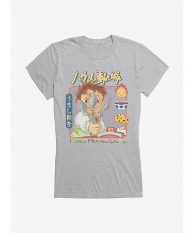 Studio Ghibli Howl's Moving Castle Markl Utensils Girls T-Shirt $6.18 T-Shirts