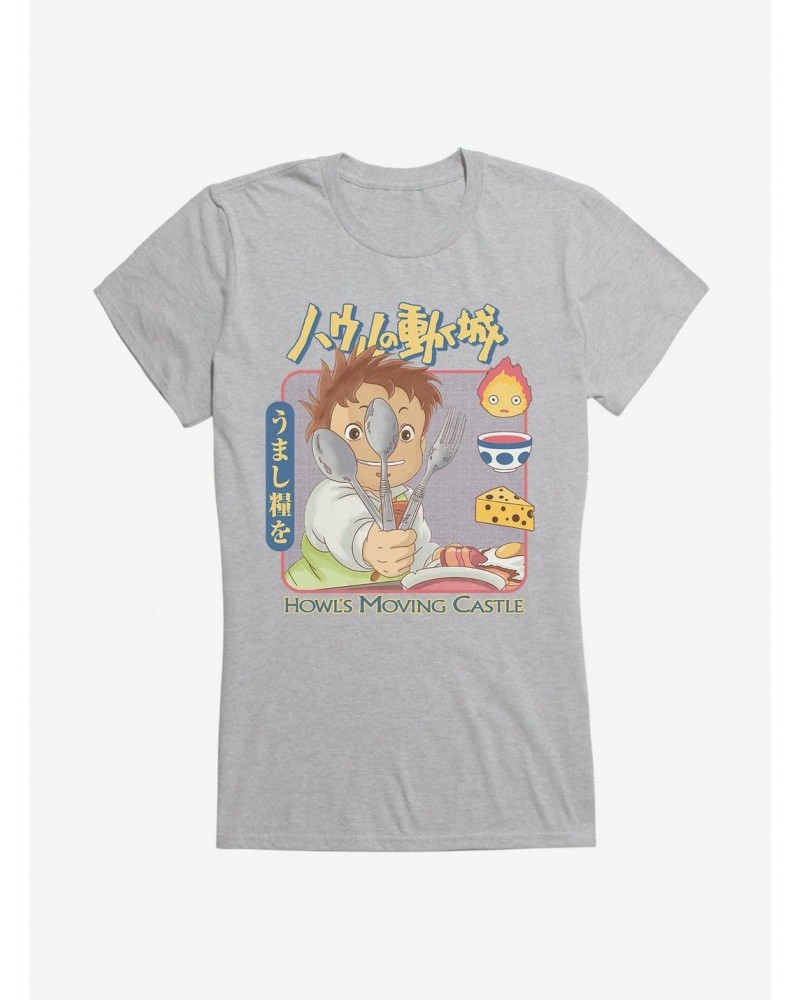 Studio Ghibli Howl's Moving Castle Markl Utensils Girls T-Shirt $6.18 T-Shirts