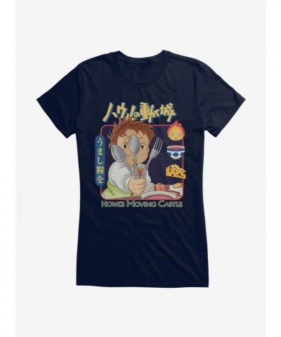 Studio Ghibli Howl's Moving Castle Markl Utensils Girls T-Shirt $6.18 T-Shirts