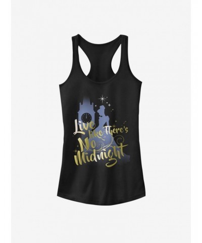 Disney Cinderella Classic Live Like There's No Midnight Girls Tank $8.72 Tanks