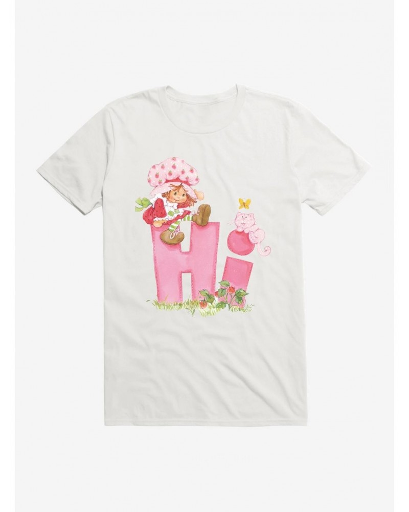 Strawberry Shortcake Hi Greeting T-Shirt $6.12 T-Shirts