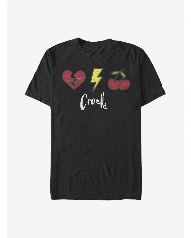 Disney Cruella Icons T-Shirt $7.17 T-Shirts