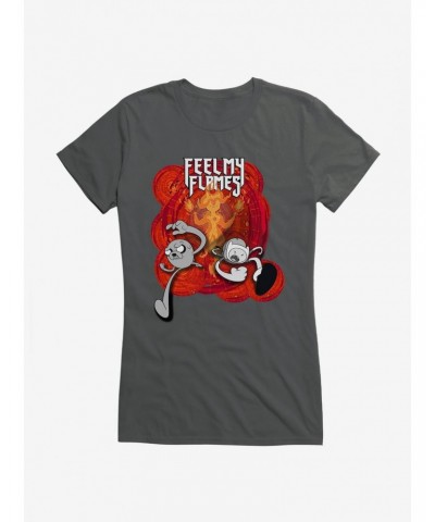 Adventure Time Feel My Flames Girls T-Shirt $8.37 Merchandises