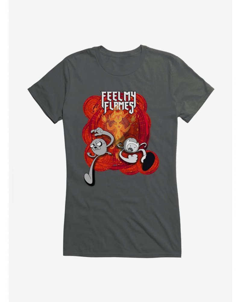 Adventure Time Feel My Flames Girls T-Shirt $8.37 Merchandises