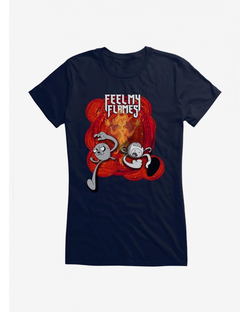 Adventure Time Feel My Flames Girls T-Shirt $8.37 Merchandises