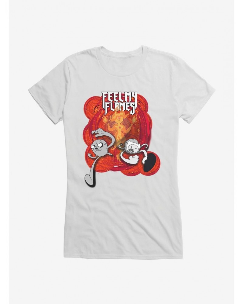 Adventure Time Feel My Flames Girls T-Shirt $8.37 Merchandises