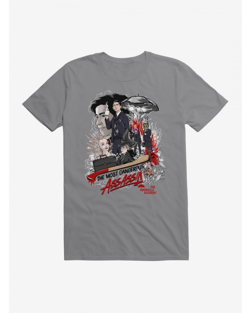 The Umbrella Academy Assassin Number Five T-Shirt $8.41 T-Shirts