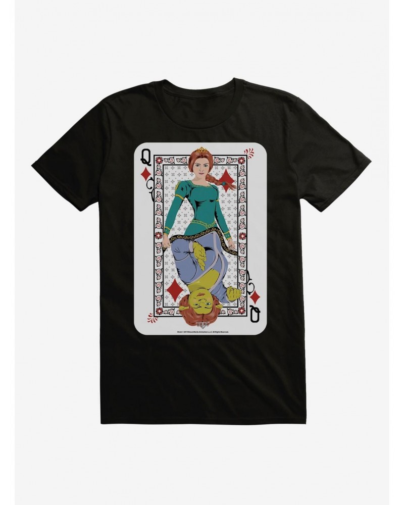 Shrek Fiona Queen Card T-Shirt $6.88 T-Shirts