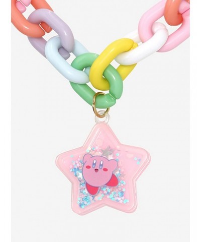 Kirby Chunky Rainbow Chain Necklace $5.42 Necklaces
