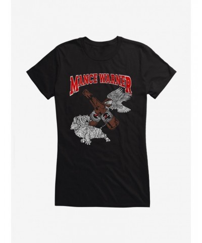 Major League Wrestling Mance Warner Broken Bottles Girls T-Shirt $8.37 T-Shirts