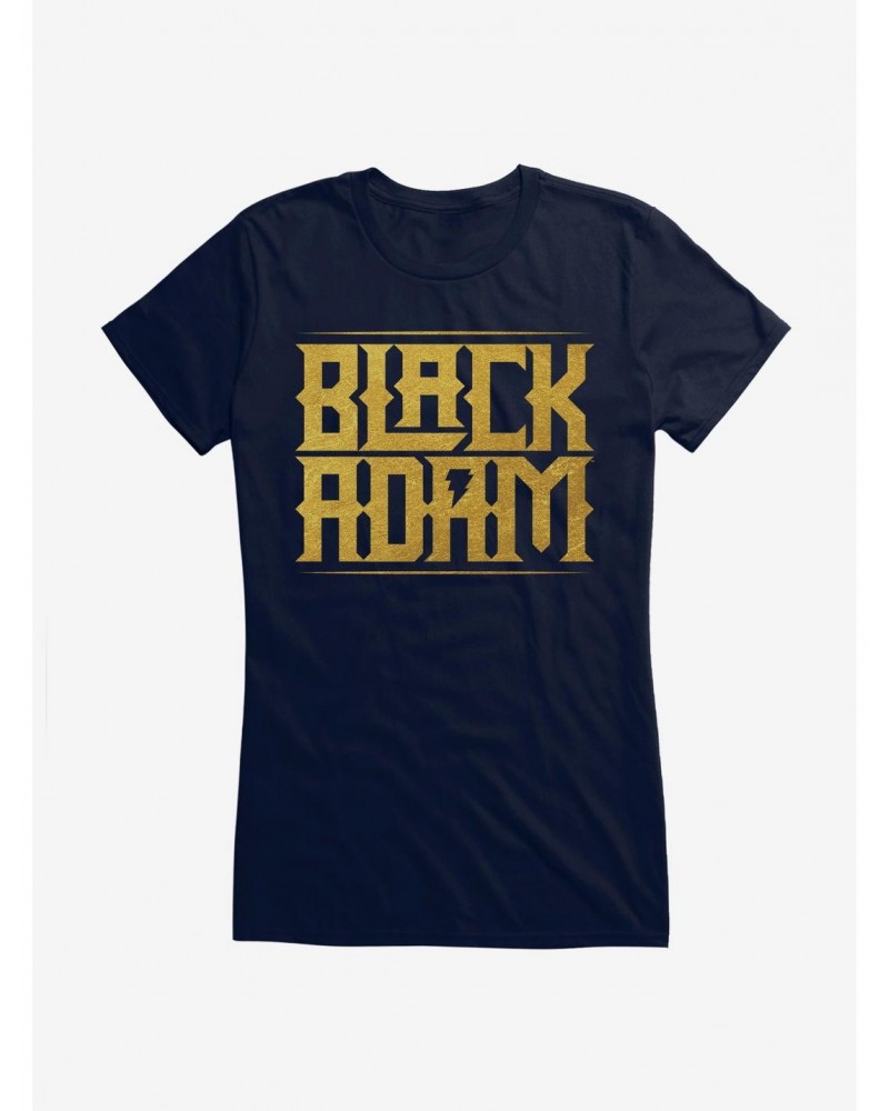 DC Comics Black Adam Logo Girls T-Shirt $9.36 T-Shirts