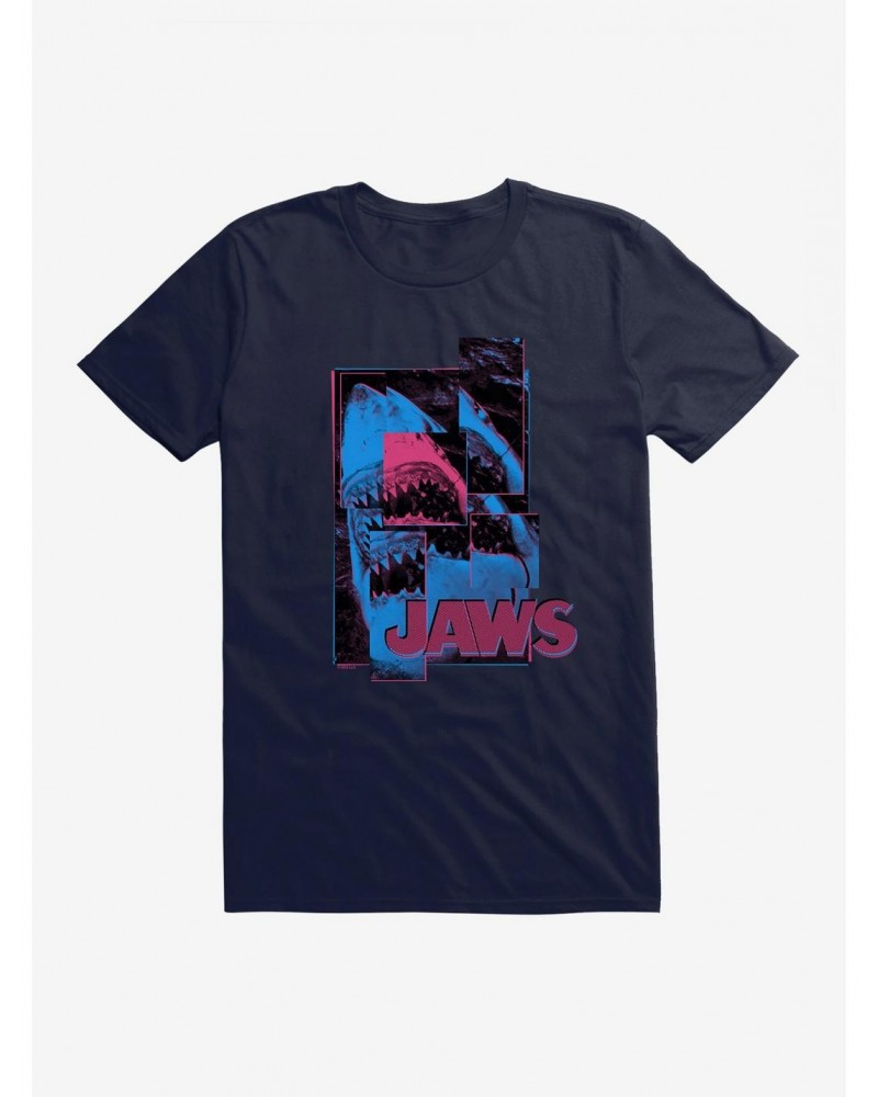 Jaws Danger Scatter Art T-Shirt $7.46 T-Shirts