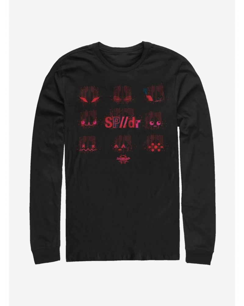 Marvel Spider-Man: Into The Spider-Verse SPdr Long-Sleeve T-Shirt $13.16 T-Shirts