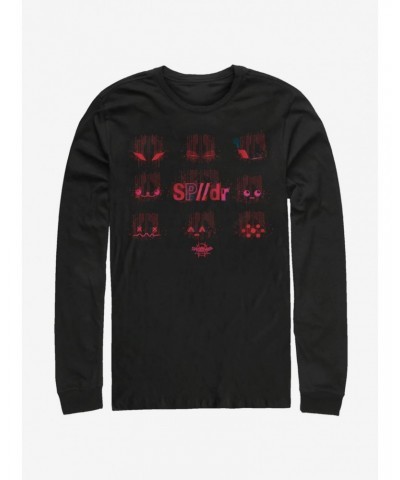 Marvel Spider-Man: Into The Spider-Verse SPdr Long-Sleeve T-Shirt $13.16 T-Shirts