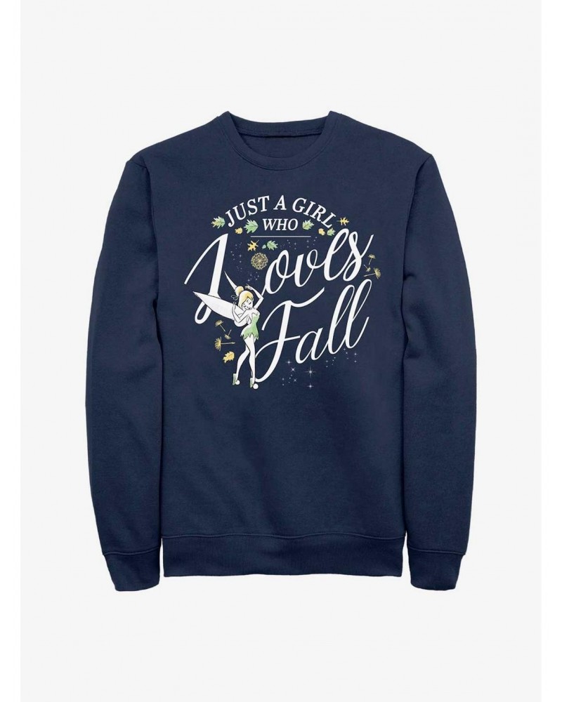 Disney Tinker Bell Tink Loves Fall Sweatshirt $10.33 Sweatshirts