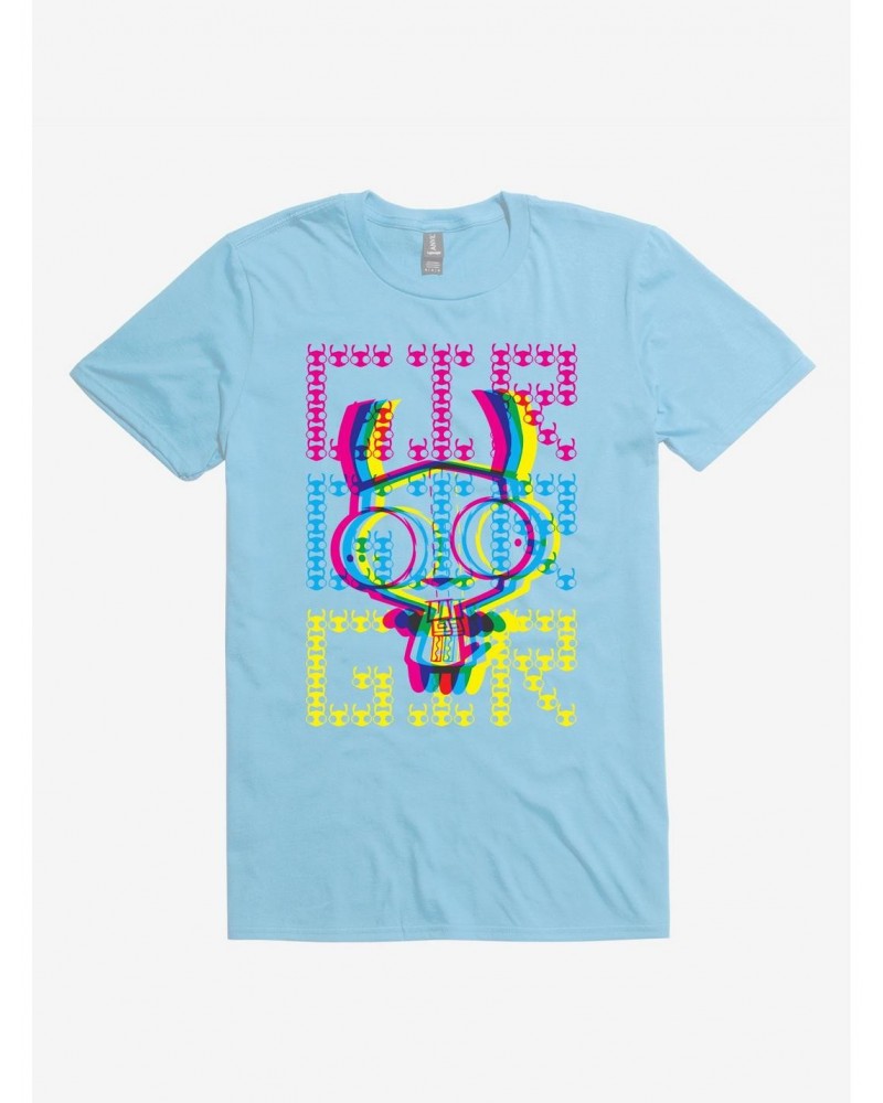 Invader Zim Gir Neon Stack T-Shirt $9.56 T-Shirts