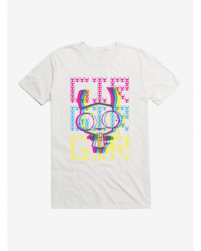 Invader Zim Gir Neon Stack T-Shirt $9.56 T-Shirts