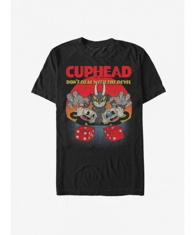 Cuphead Don't Deal Snake Eyes T-Shirt $8.13 T-Shirts
