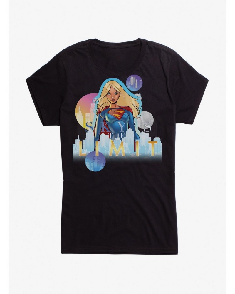 DC Comics Supergirl Sky's The Limit Girls T-Shirt $8.37 T-Shirts