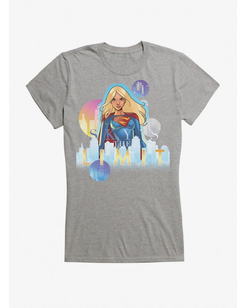 DC Comics Supergirl Sky's The Limit Girls T-Shirt $8.37 T-Shirts