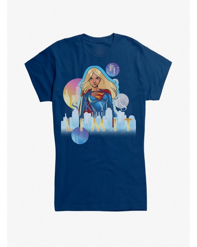 DC Comics Supergirl Sky's The Limit Girls T-Shirt $8.37 T-Shirts